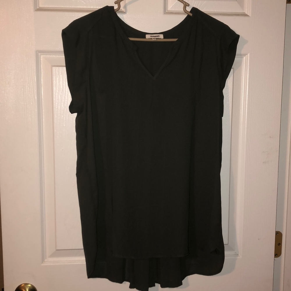 Forest green blouse
